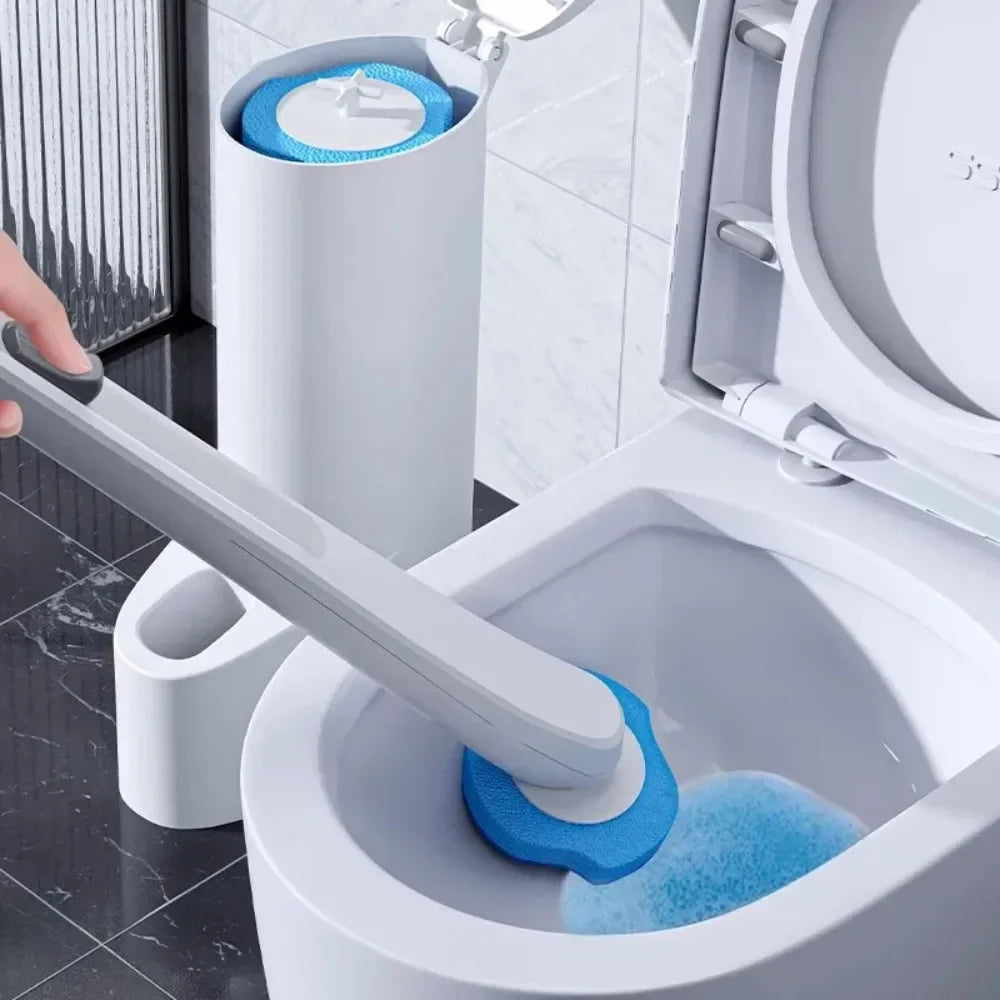 Disposable Toilet Brush Set