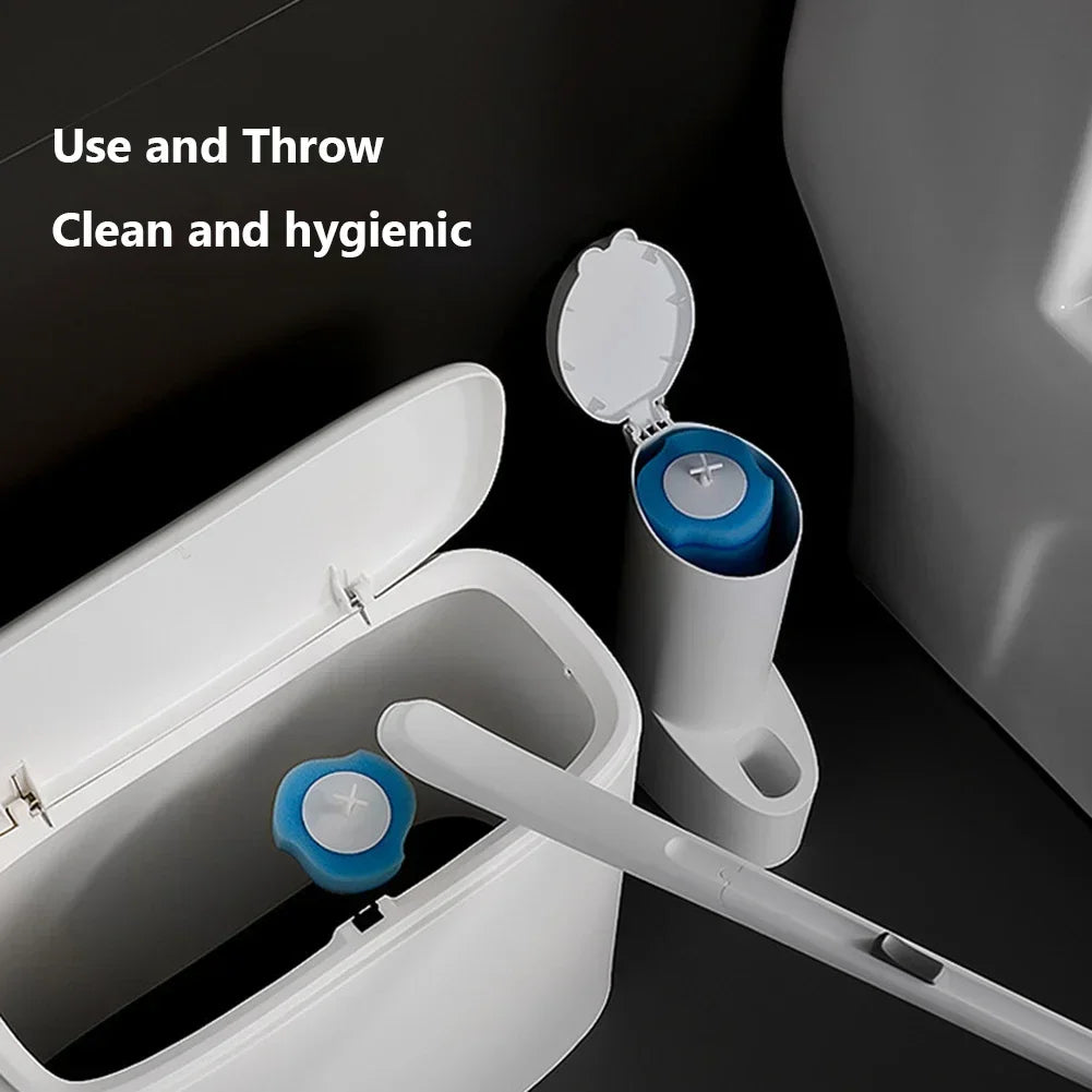 Disposable Toilet Brush Set