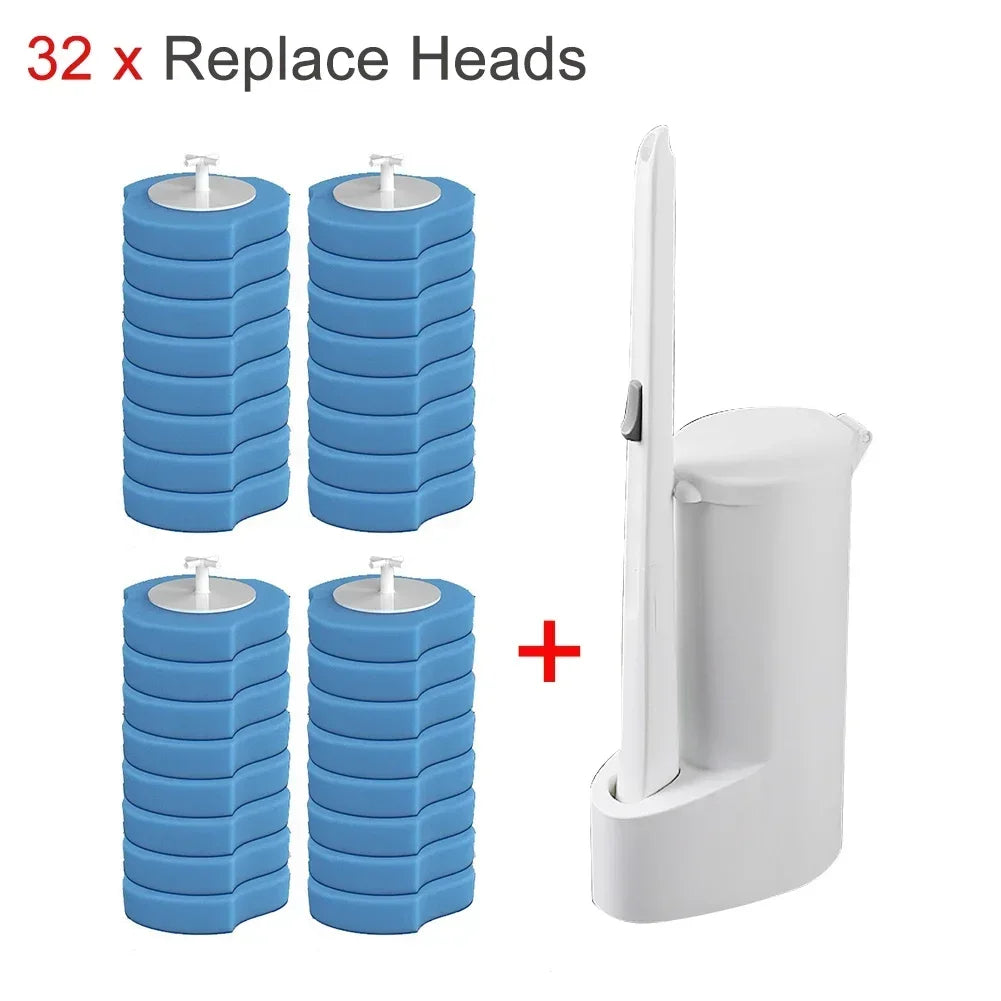 Disposable Toilet Brush Set