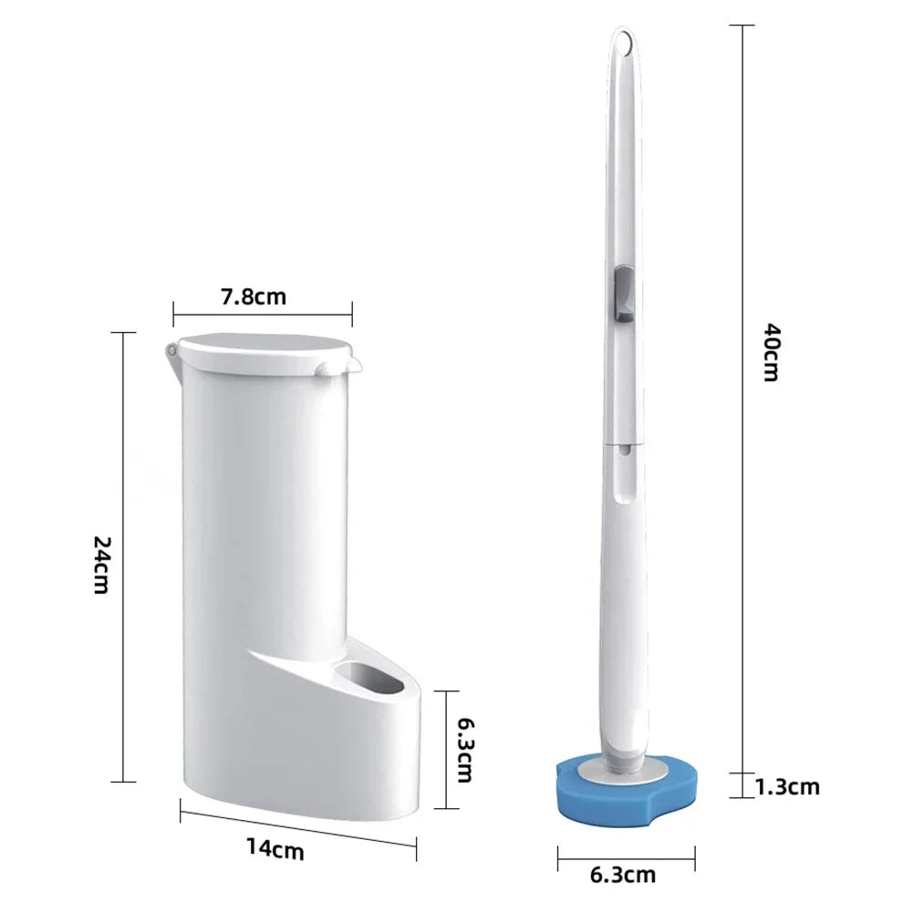 Disposable Toilet Brush Set