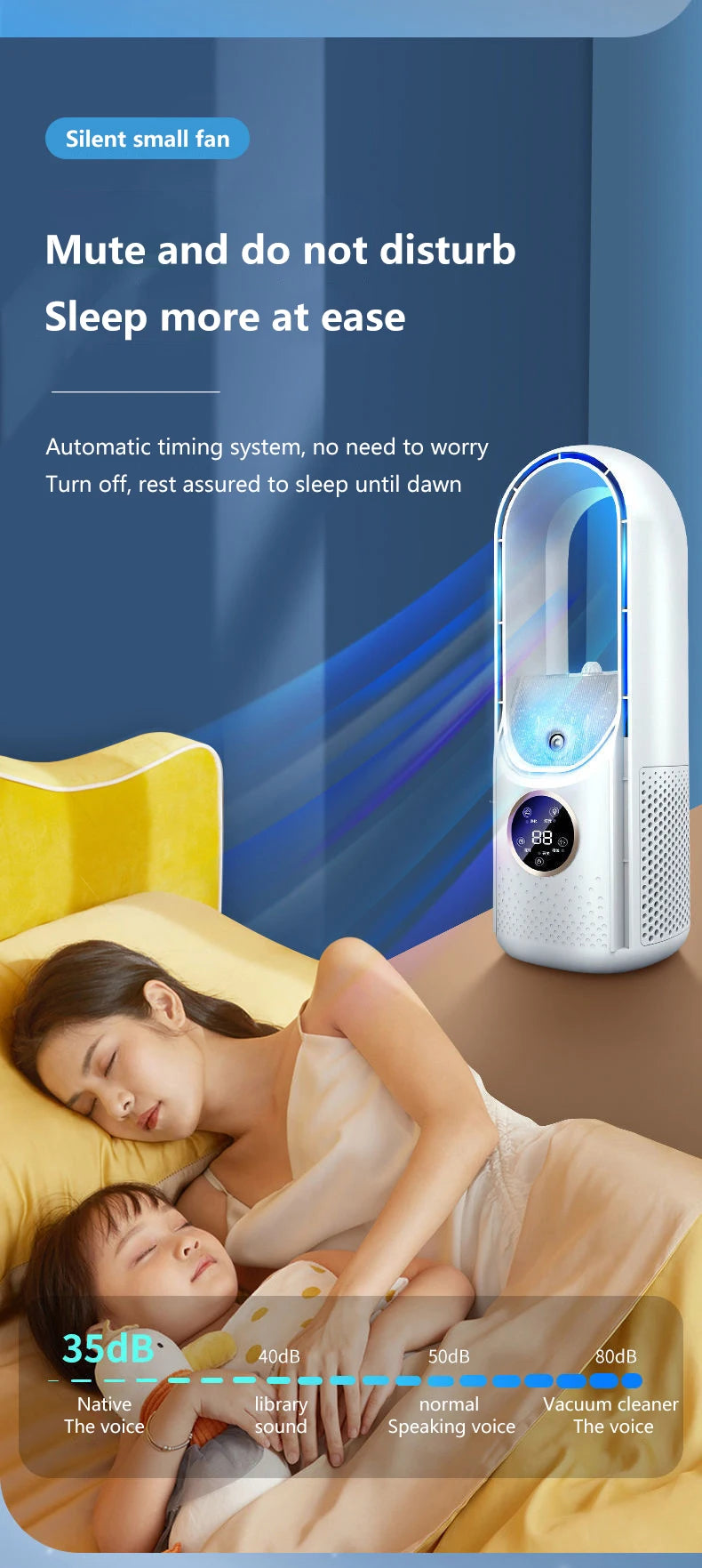 Bladeless Fan Portable Air
