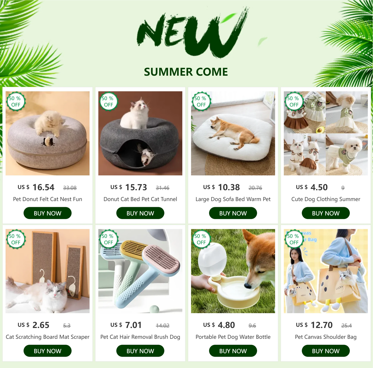 Summer Dog Bed