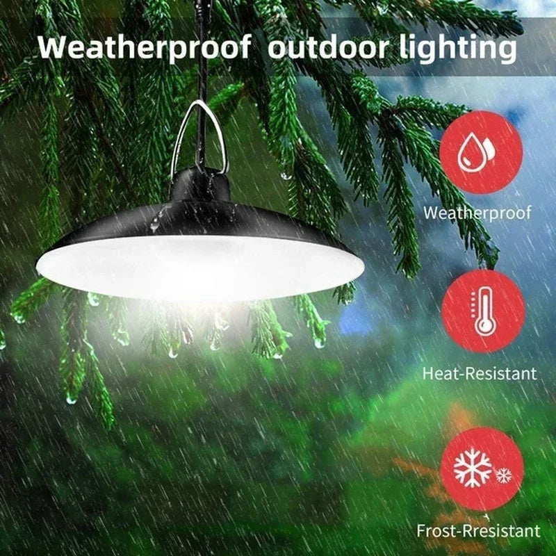 Solar Pendant Light Outdoor Waterproof LED