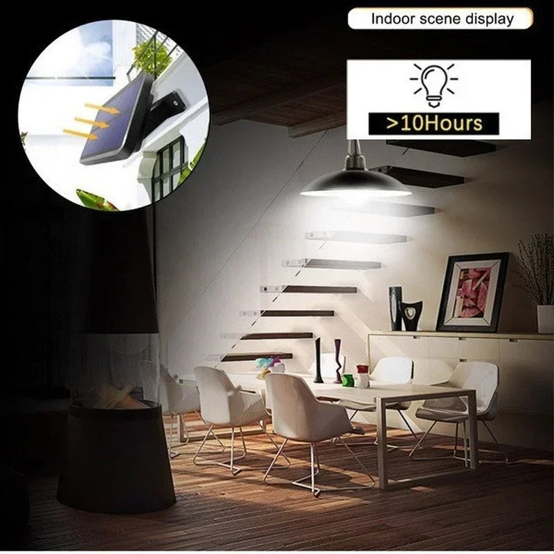 Solar Pendant Light Outdoor Waterproof LED