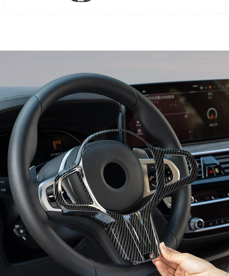 Car Styling Steering Wheel Trim Cover Sticker Decoration Accessory For BMW - Krass Market