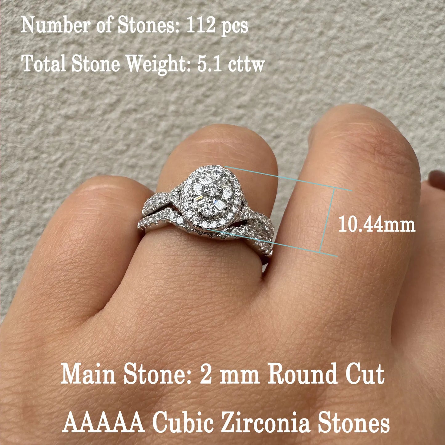 925 Sterling Silver Wedding Rings