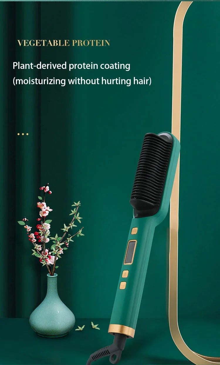 Thermostatic hair straightener
