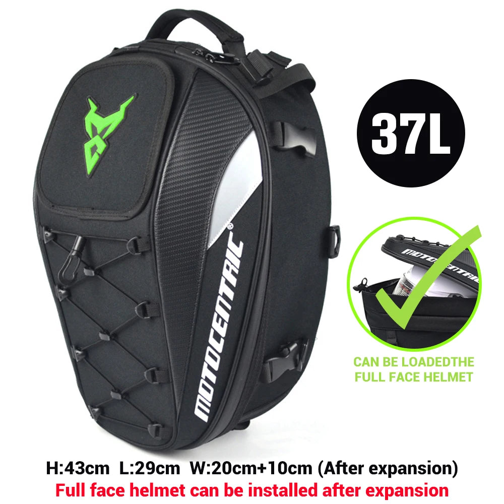 Motocentric Waterproof Motorcycle Tail Bag Multifunction
