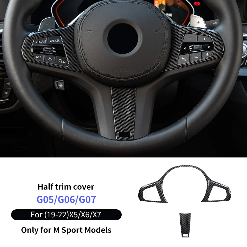 Car Styling Steering Wheel Trim Cover Sticker Decoration Accessory For BMW - Krass Market