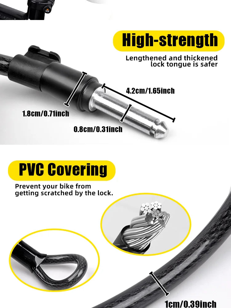 ETOOK Bike Horseshoe Lock Anti-Theft