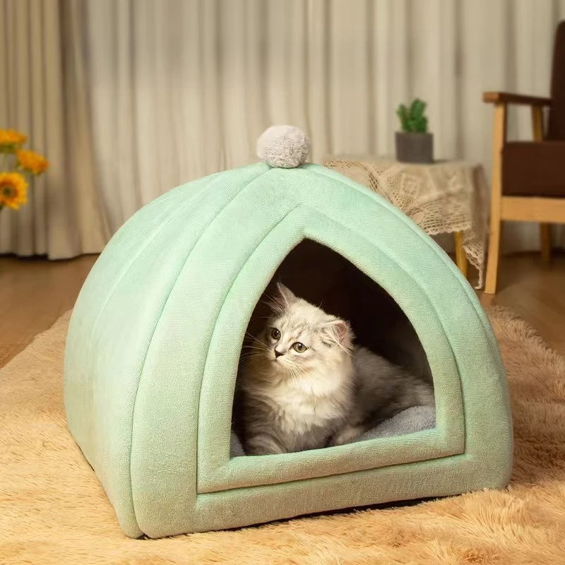 Cat Nest Autumn And Winter Warm Yurt Semi-closed