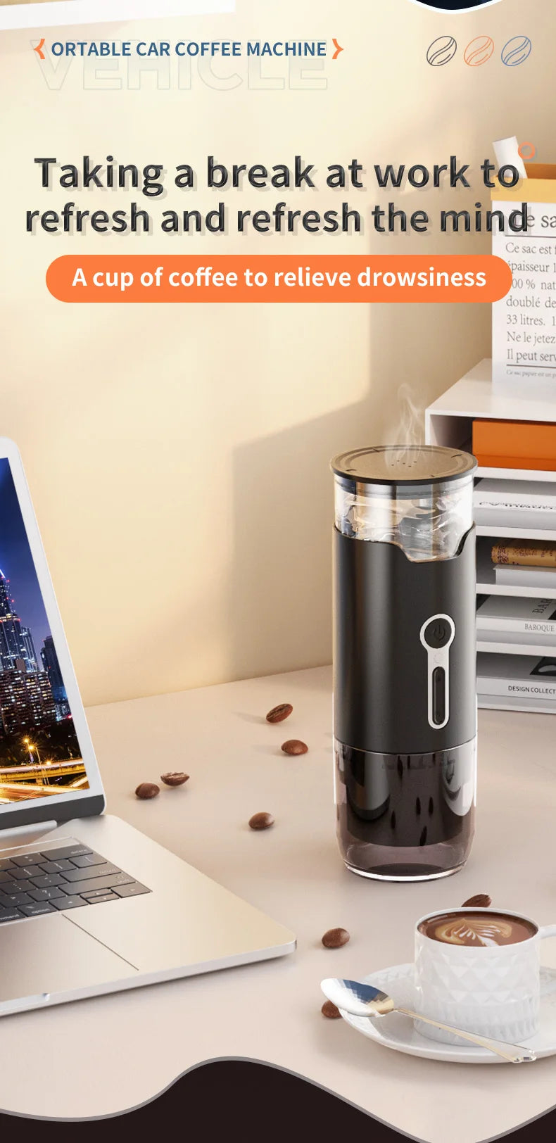 3-in-1 Portable Coffee Maker for Capsule Coffee