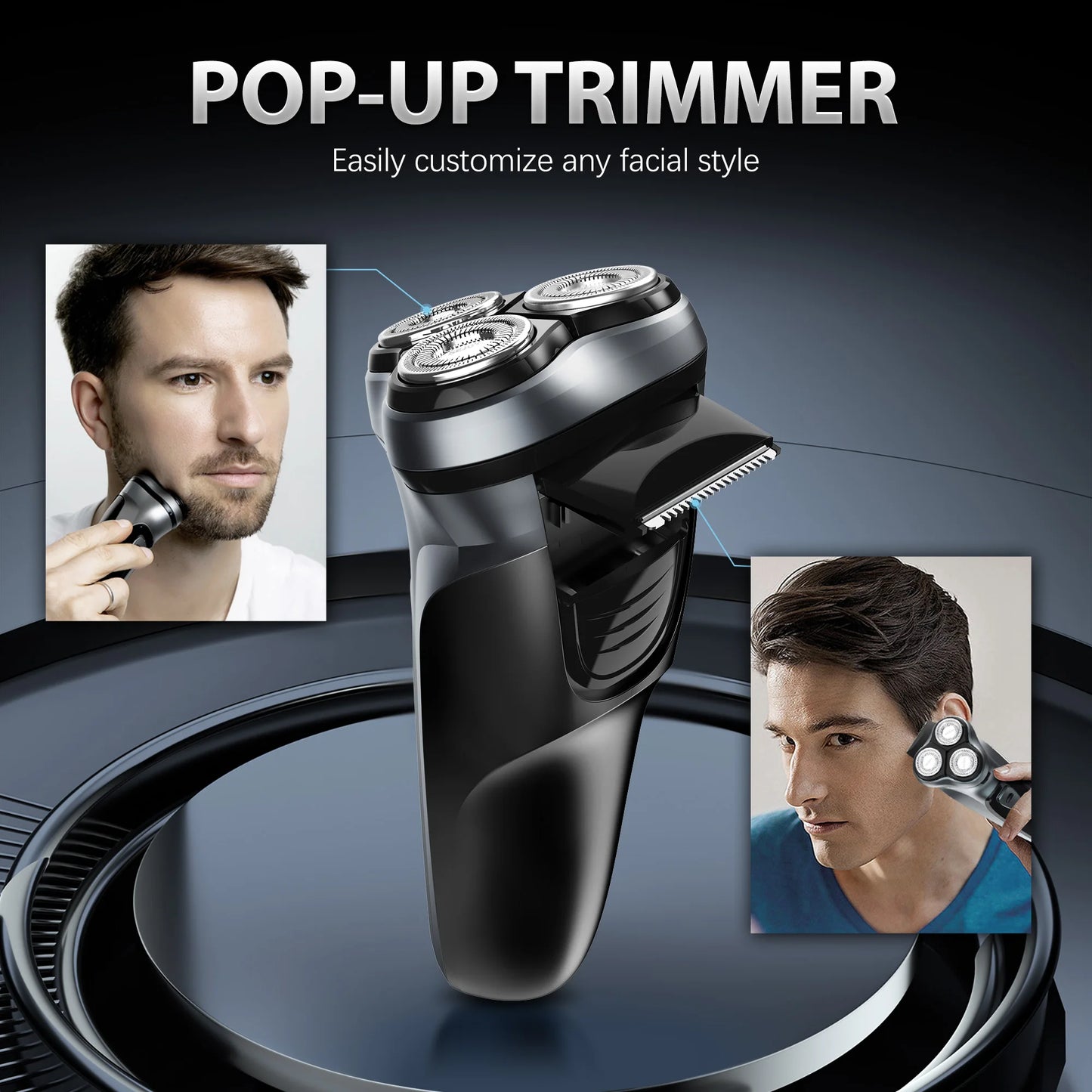 SEJOY Shaver Men USB Electric Shaver Powerful