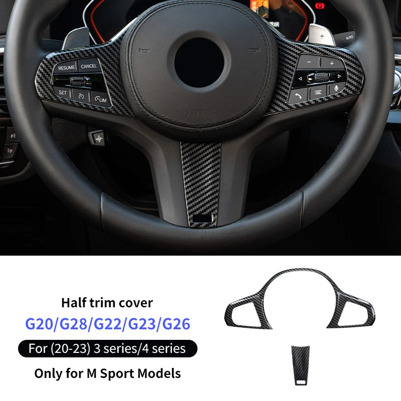 Car Styling Steering Wheel Trim Cover Sticker Decoration Accessory For BMW - Krass Market
