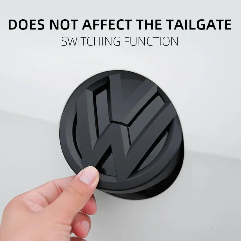 Car Glossy Black Front Grill Badges