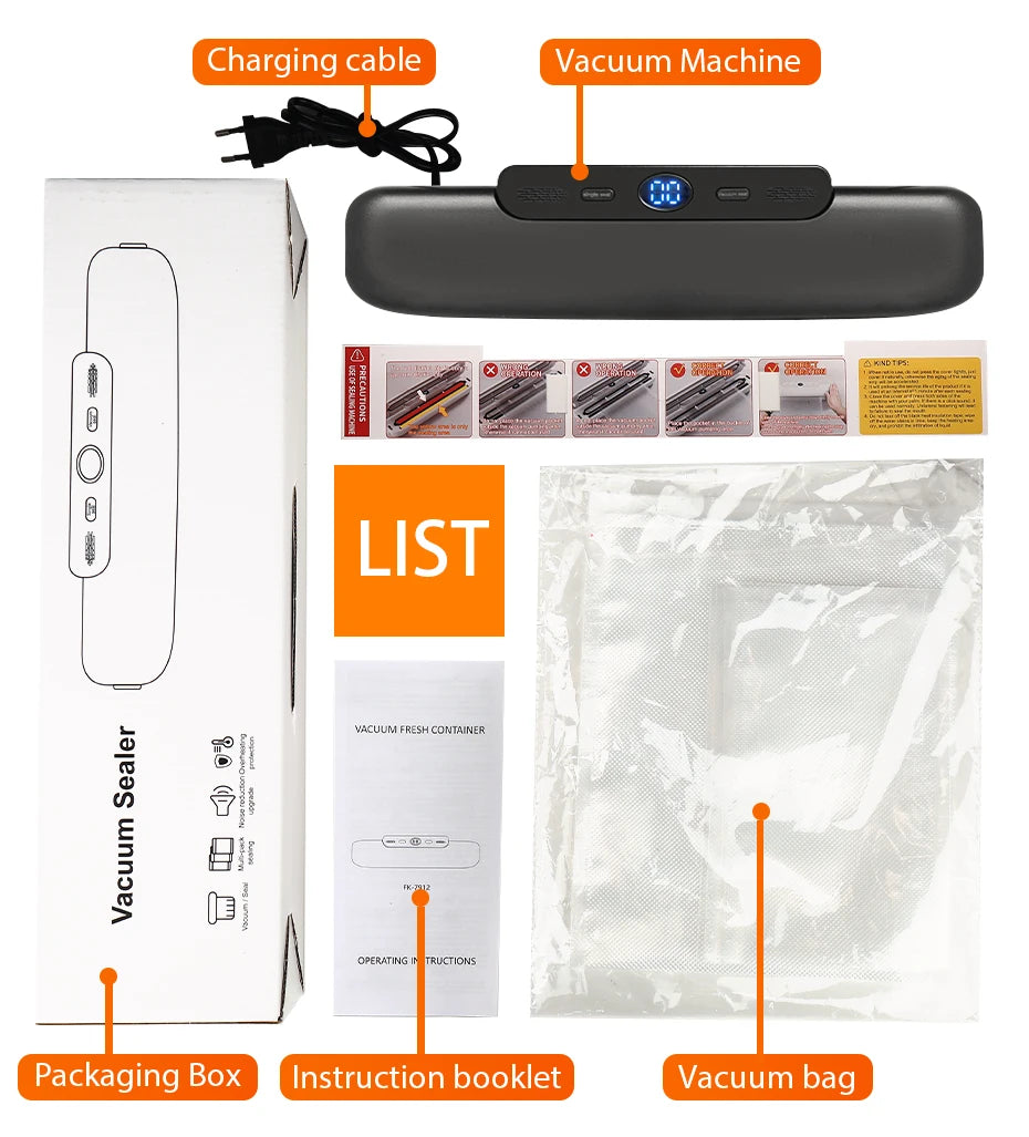 Electric Food Vacuum Sealer Machine