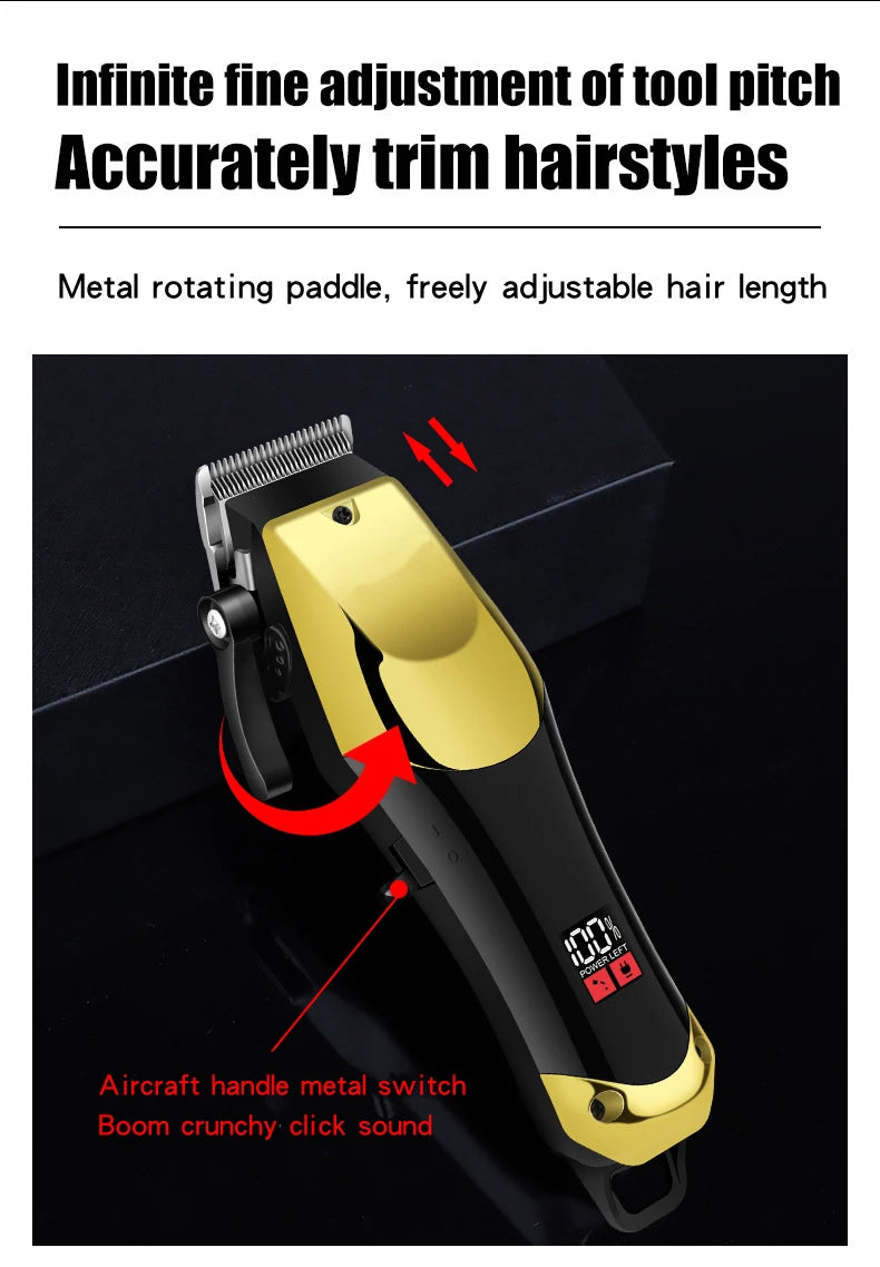 USB Rechargeable Hair Clippers for Men