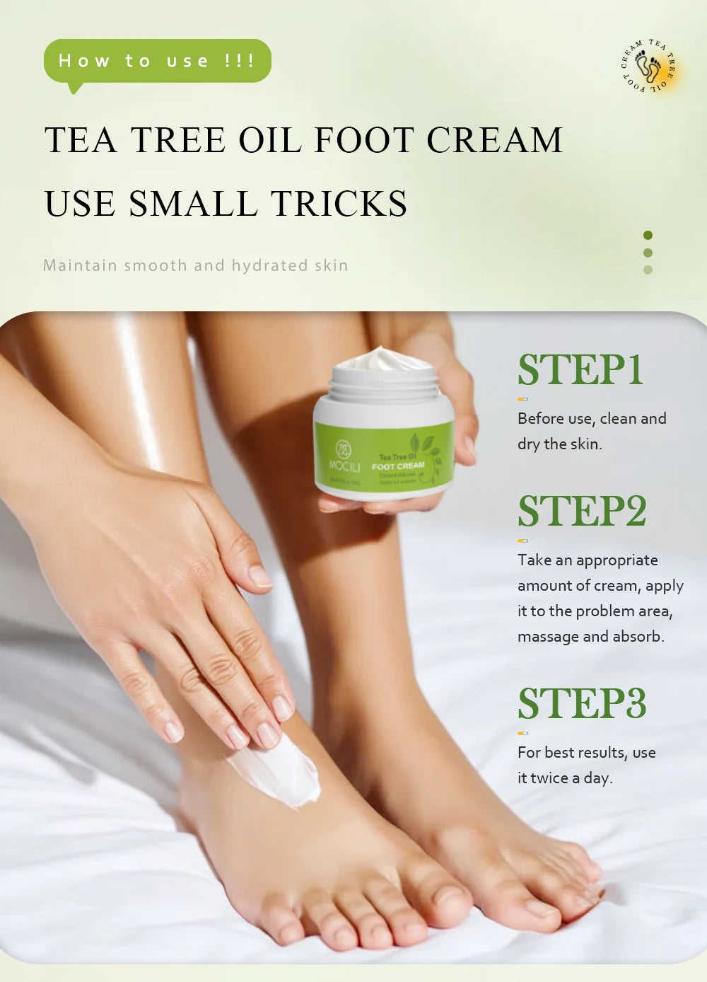 Urea Coconut Oil Foot Cream