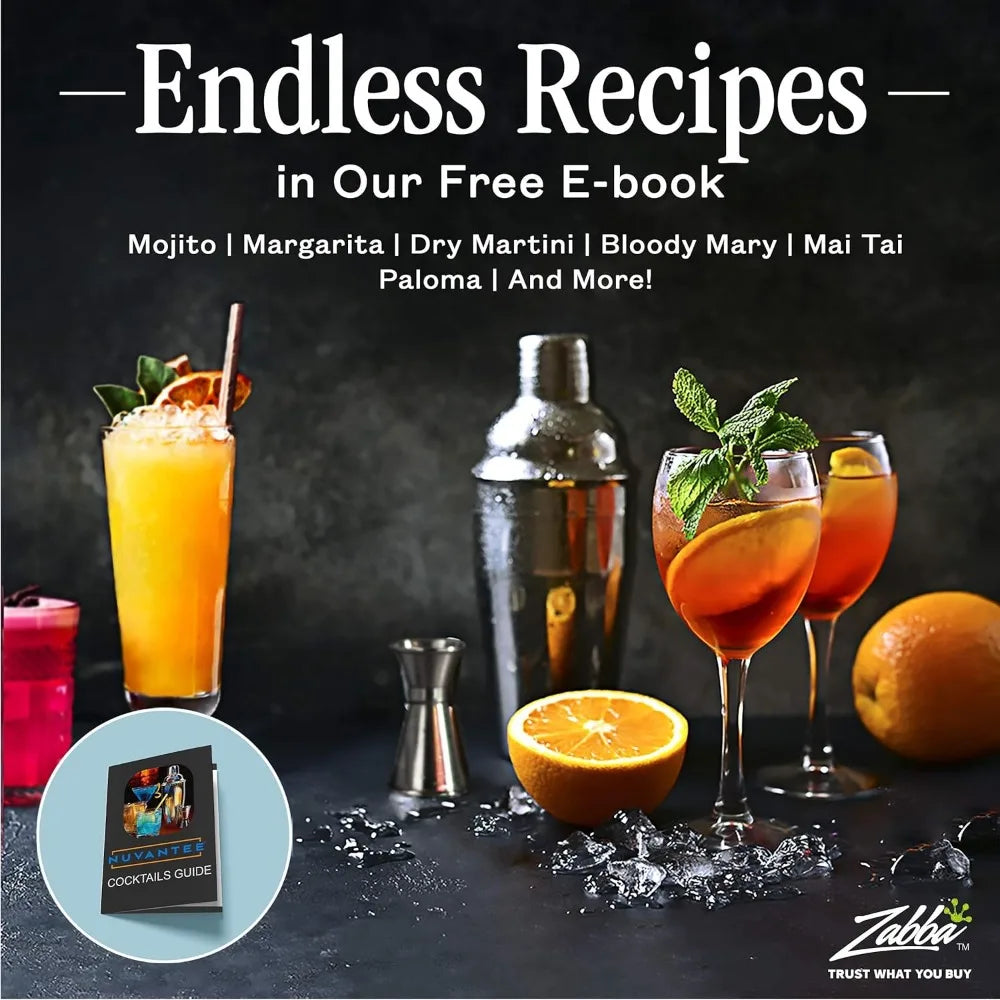 Cocktail Shaker Set 24 oz Mixer