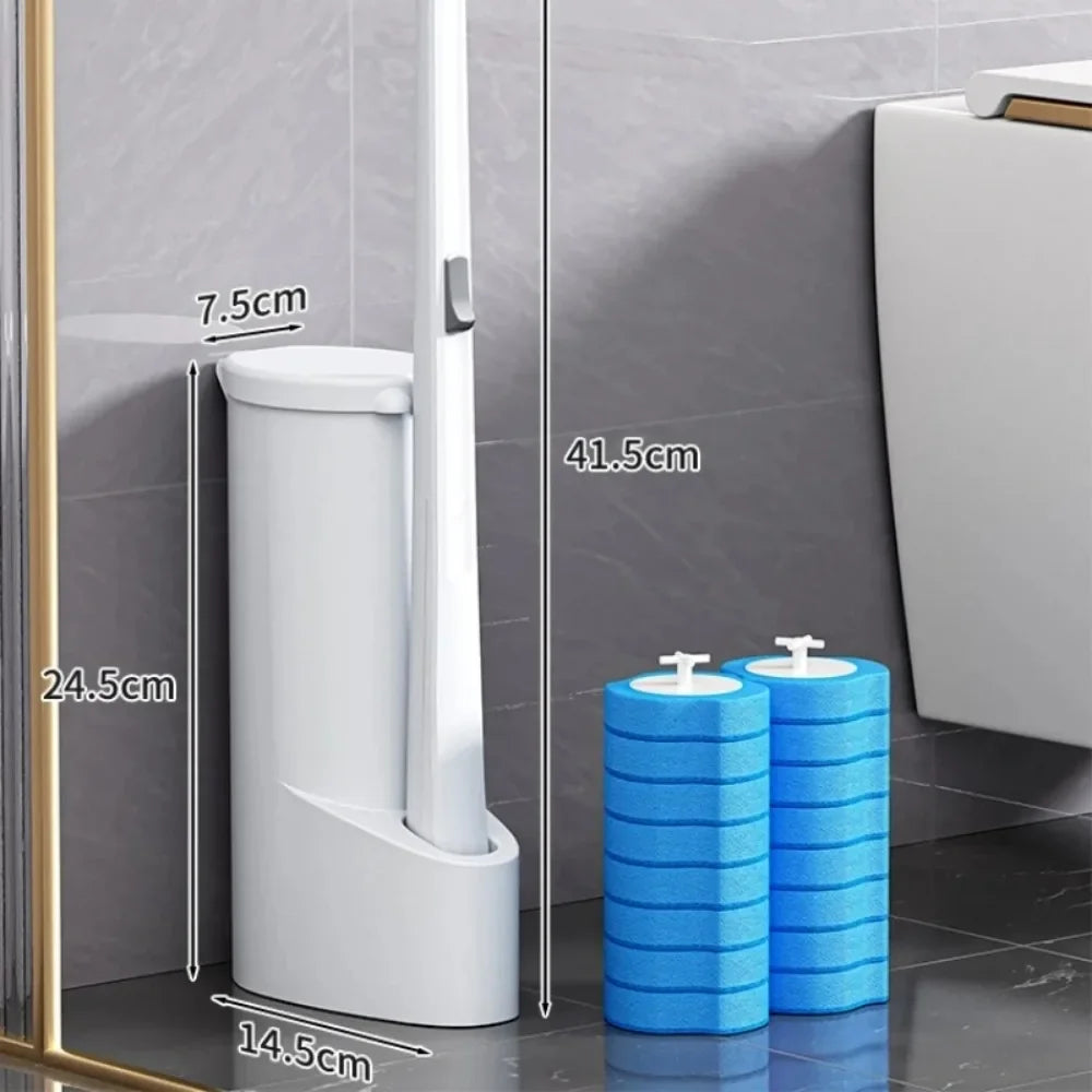 Disposable Toilet Brush Set