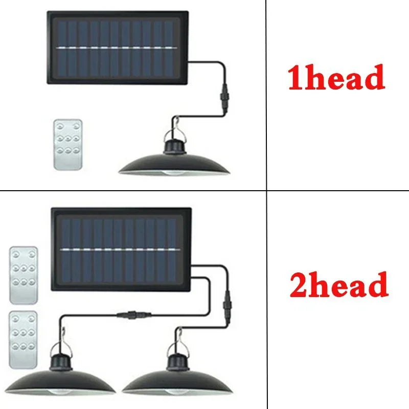 Solar Pendant Light Outdoor Waterproof LED