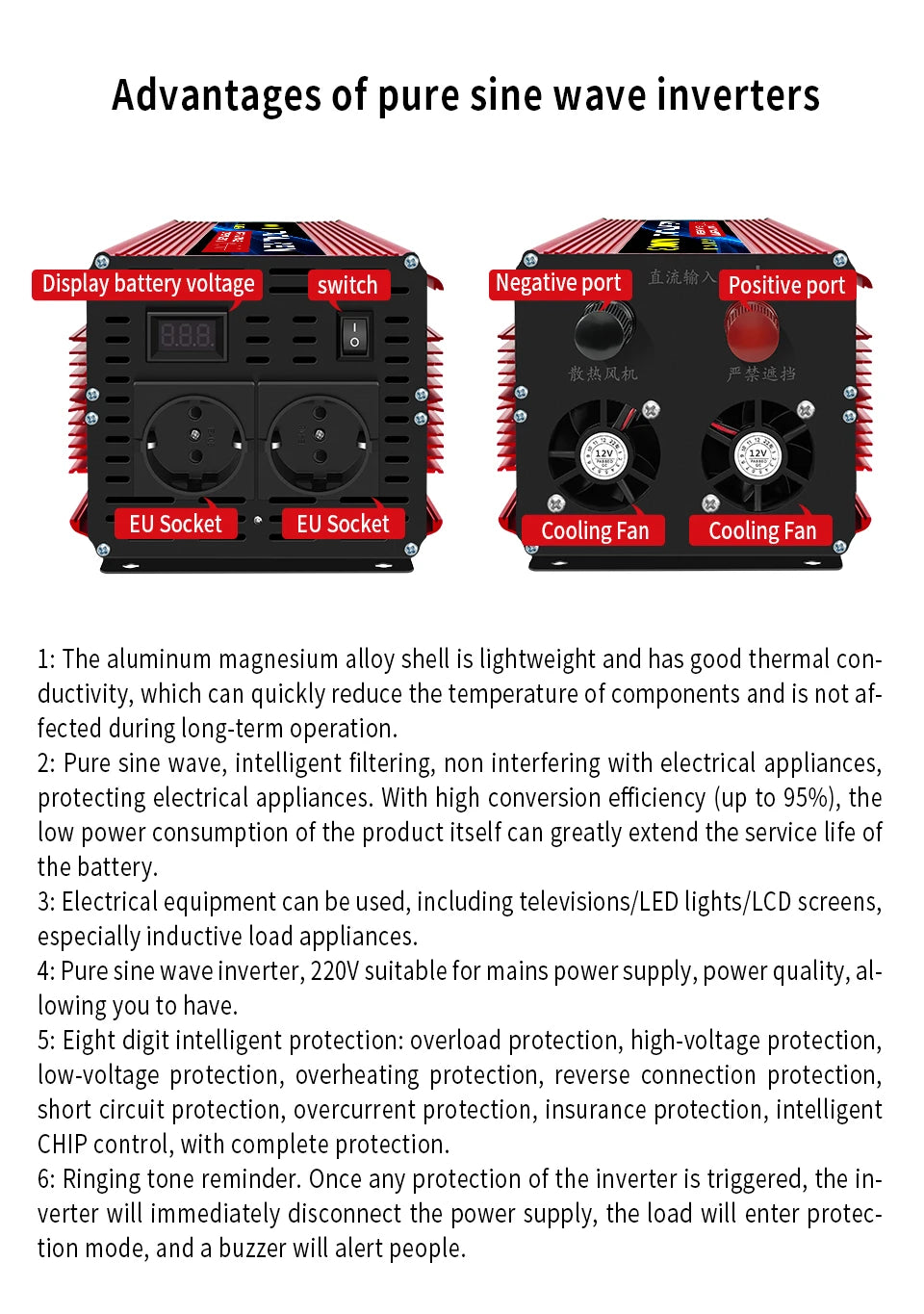 Inverters 12V to 220V