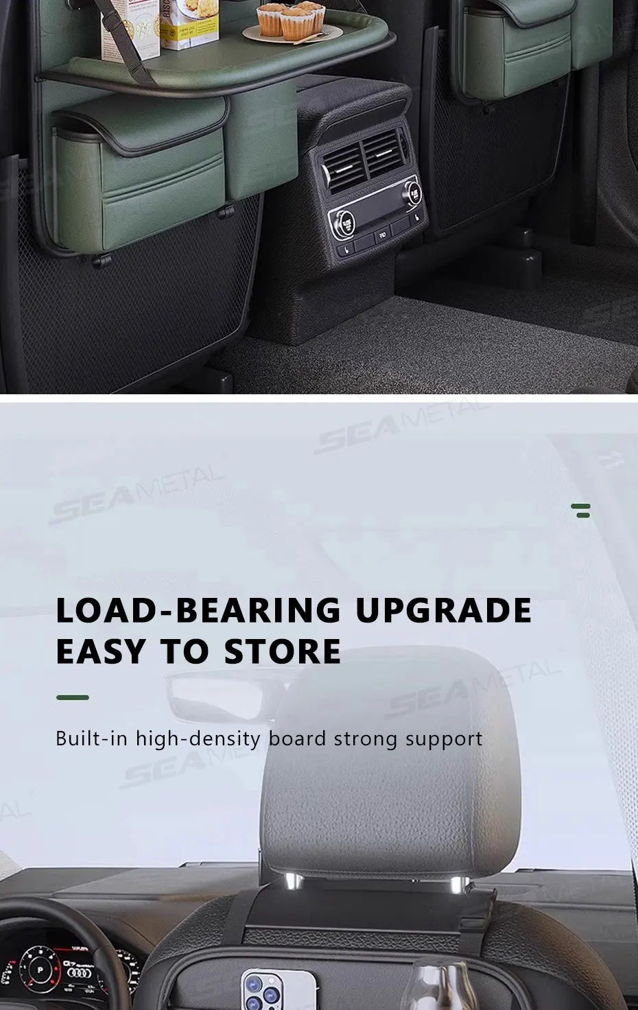 SEAMETAL Car Seat Back Storage
