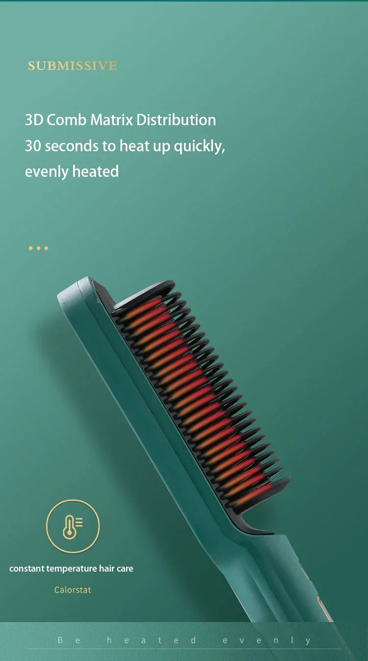 Thermostatic hair straightener