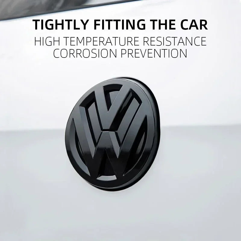 Car Glossy Black Front Grill Badges