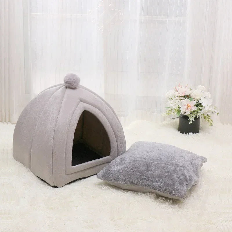 Cat Nest Autumn And Winter Warm Yurt Semi-closed