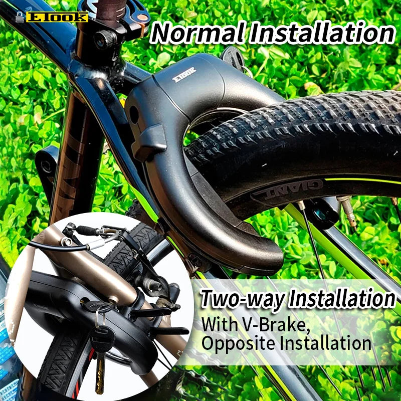 ETOOK Bike Horseshoe Lock Anti-Theft