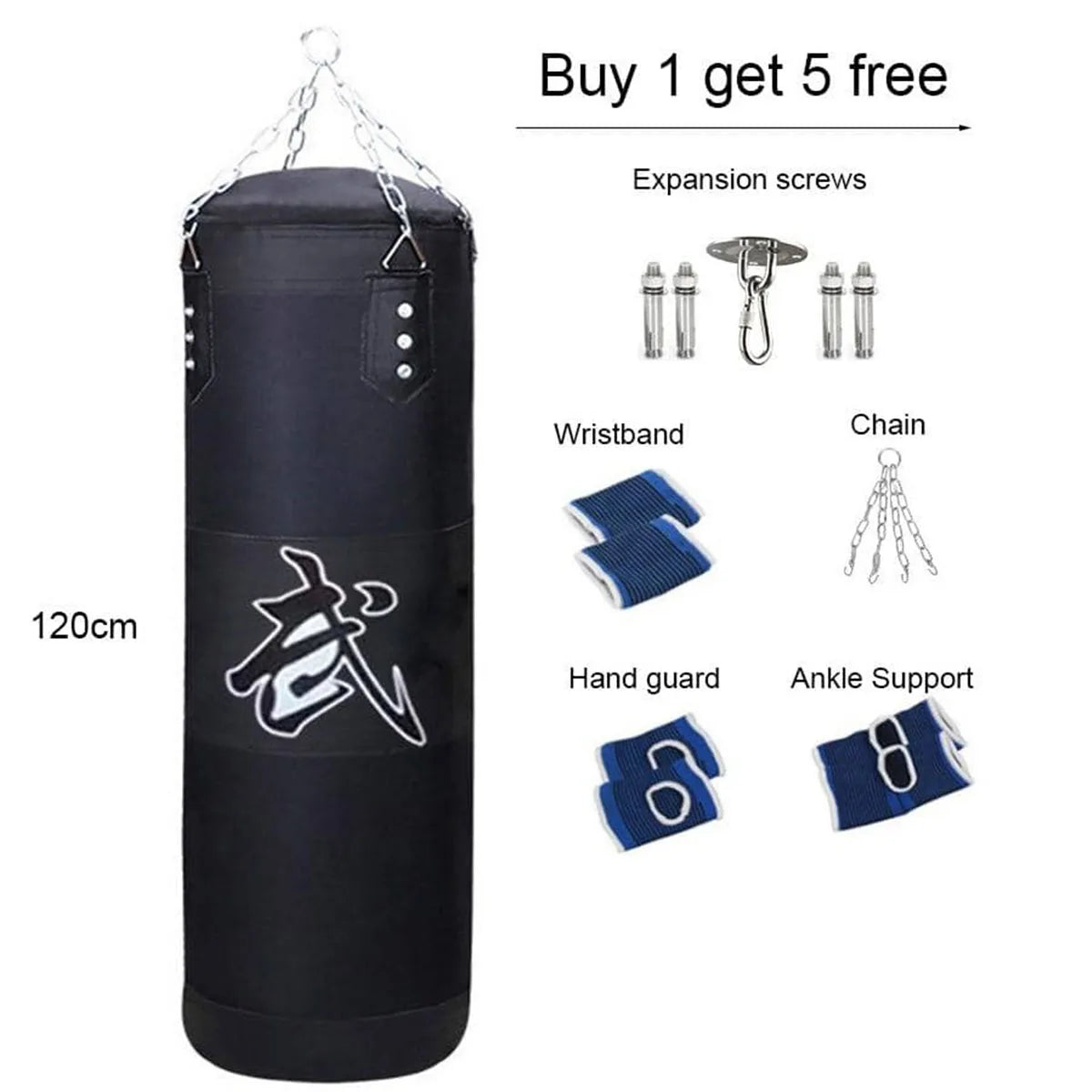 Heavy Punching Bag Set with Ceiling Hook Steel Krass Market Krass Market .