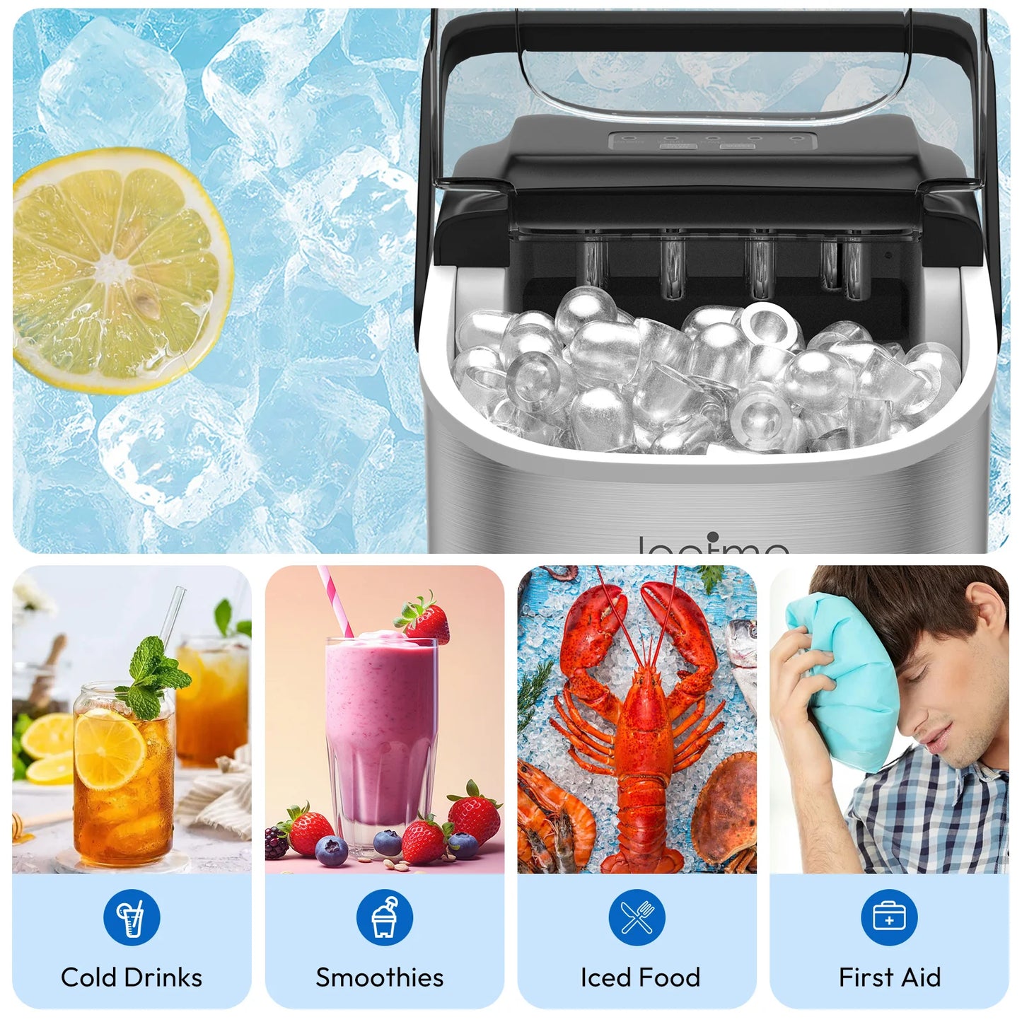 Loefme Eiswürfelmaschine