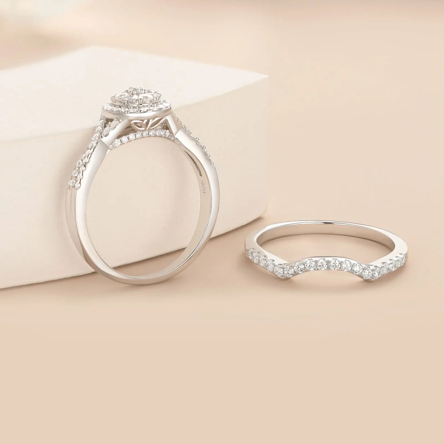 925 Sterling Silver Wedding Rings