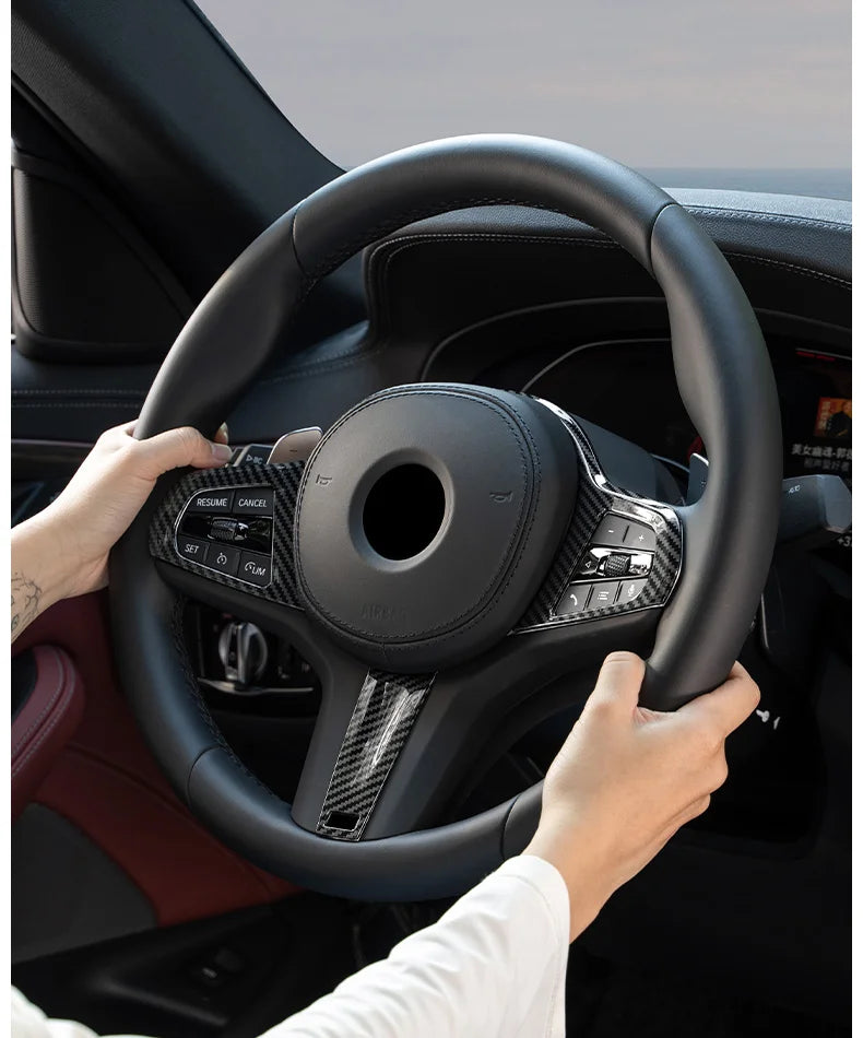 Car Styling Steering Wheel Trim Cover Sticker Decoration Accessory For BMW - Krass Market