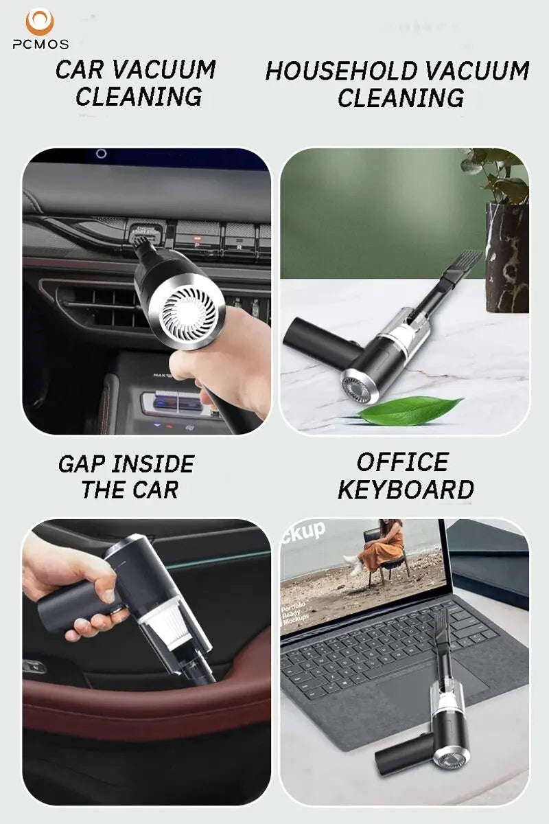 PCMOS 1PC Wireless Vacuum Cleaner