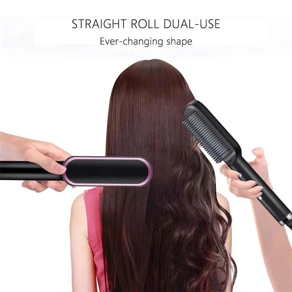 Thermostatic hair straightener