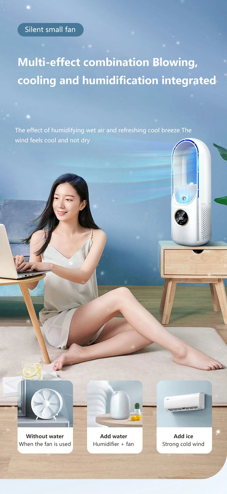 Bladeless Fan Portable Air