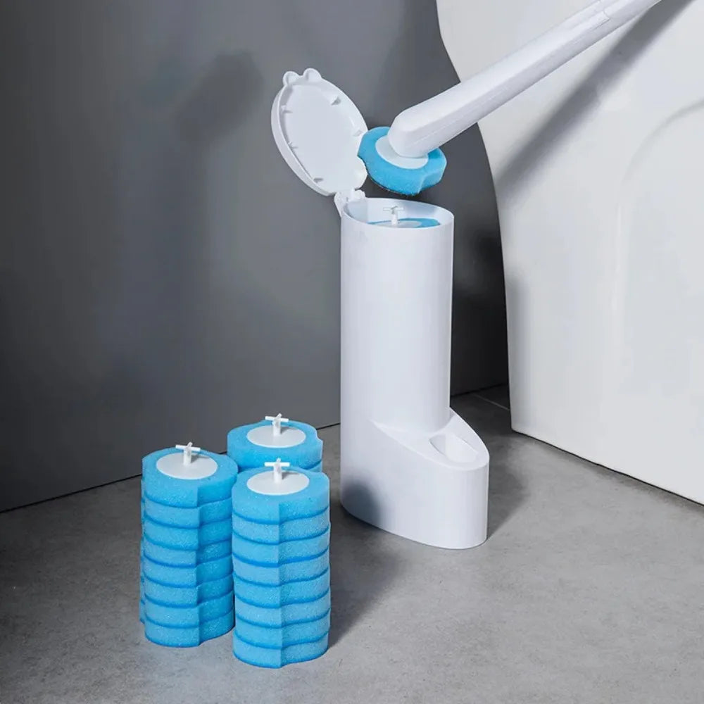 Disposable Toilet Brush Set