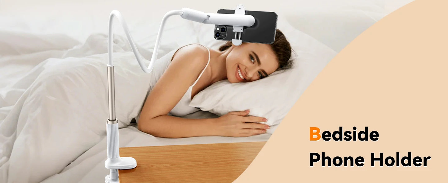 Eary Gooseneck Phone Stand Holder For Bed Kitchen Magnetic