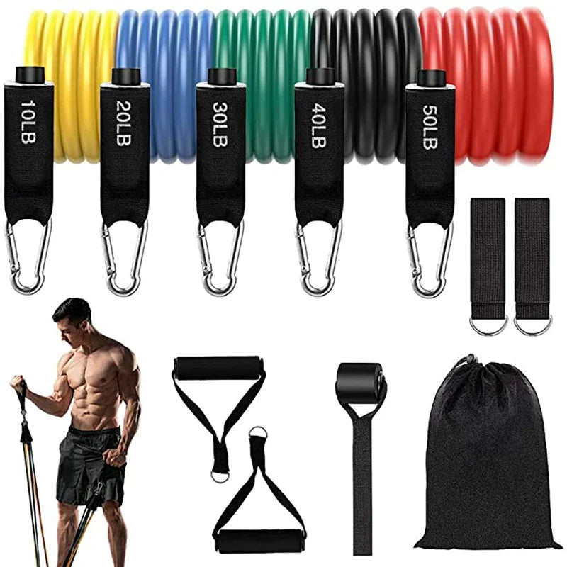 New Resistance Bands 150 LBS Sport Elastic