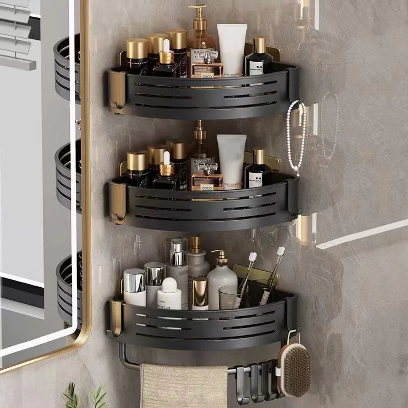 No Drill Bathroom Corner