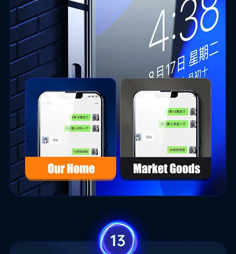 4PCS Tempered Glass