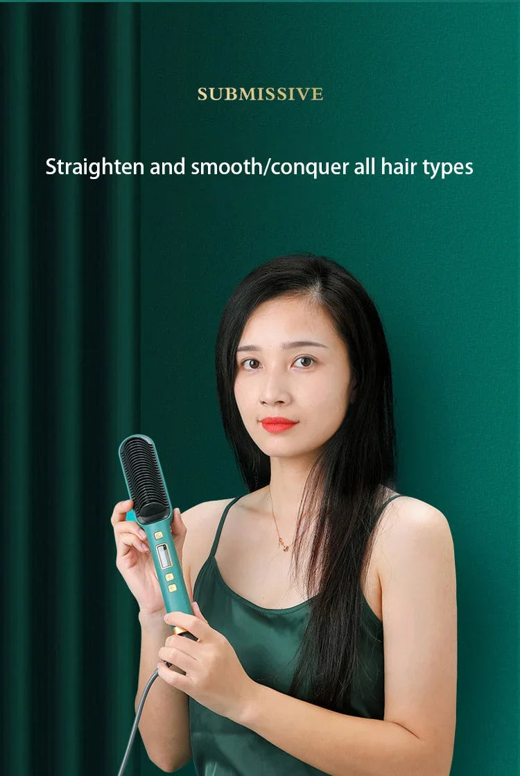 Thermostatic hair straightener