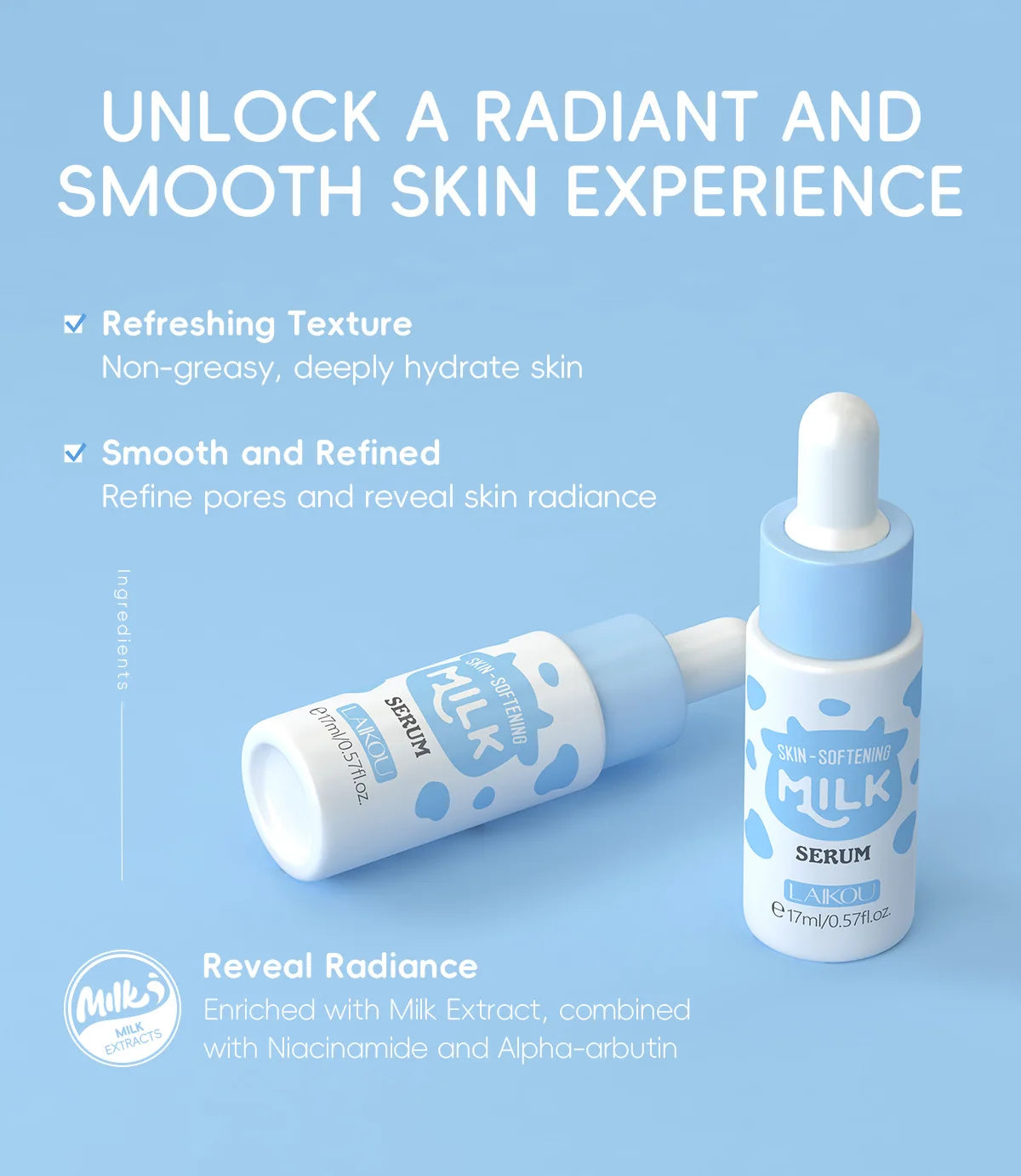 Milk Facial Serum for Face Skincare