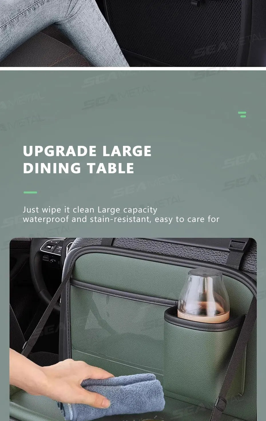 SEAMETAL Car Seat Back Storage