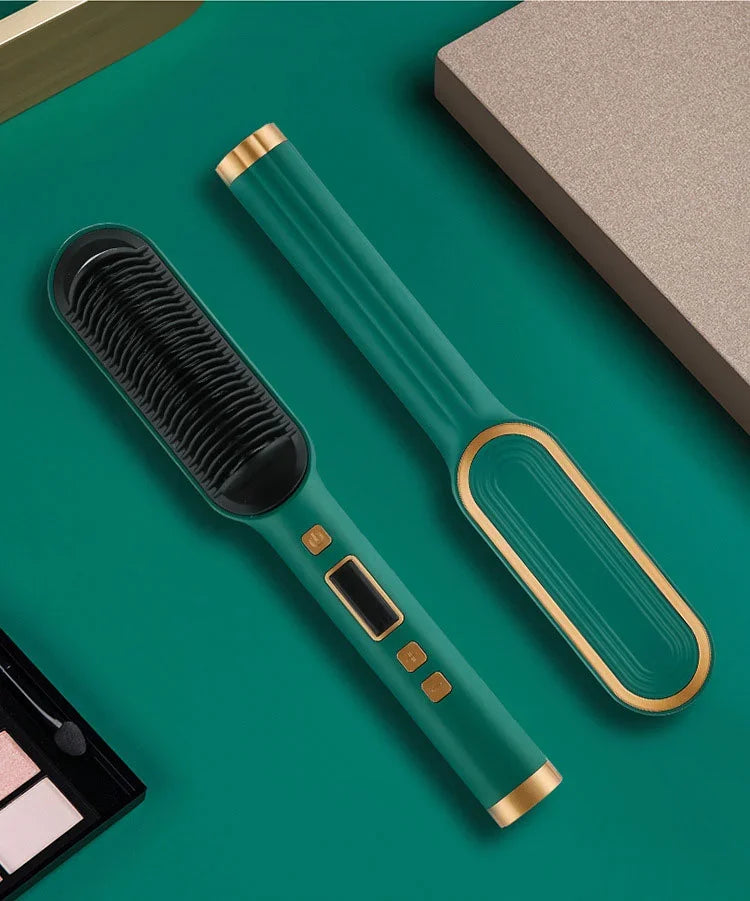 Thermostatic hair straightener