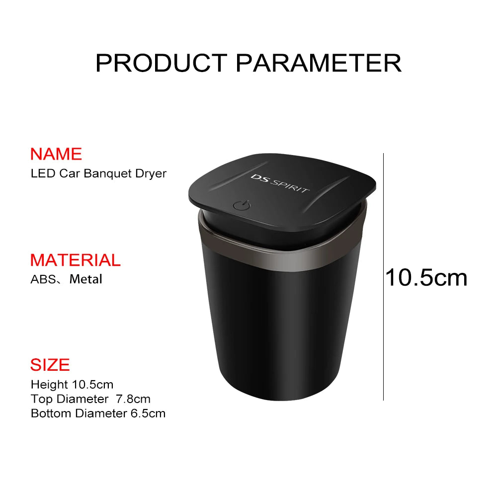 Car Ashtray Portable Box Auto Accessories For DS3 Crossback