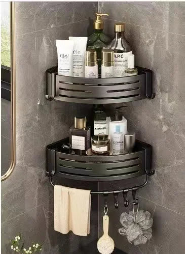 No Drill Bathroom Corner