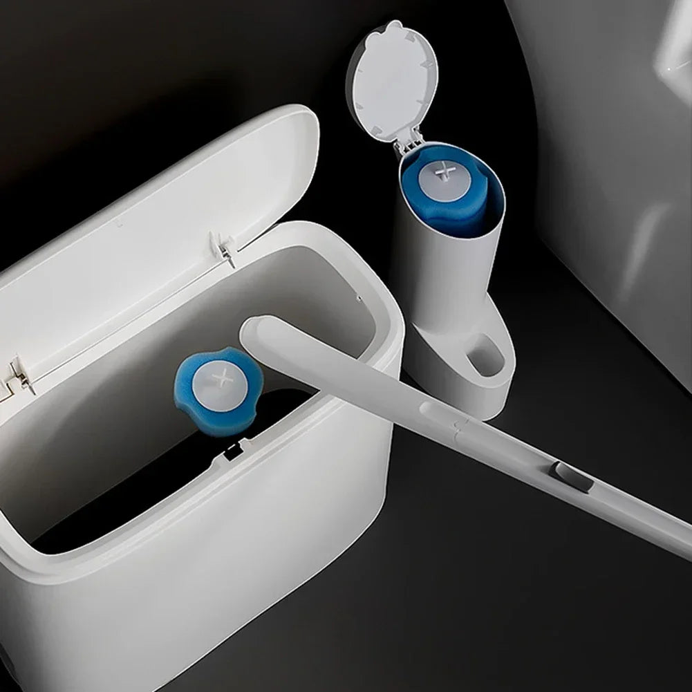 Disposable Toilet Brush Set